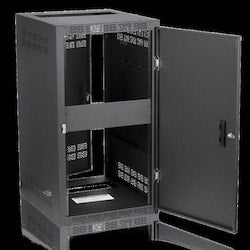 Atlas Sound 224-30 | Welded Rack 30 inch Deep, 24RU, Shown with Optional Front Door