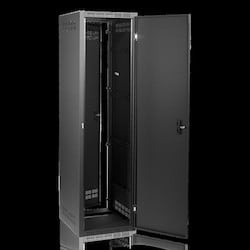 Atlas Sound 244-25 | Welded Rack 25.5 inch Deep, 44RU, Shown with Optional Front Door