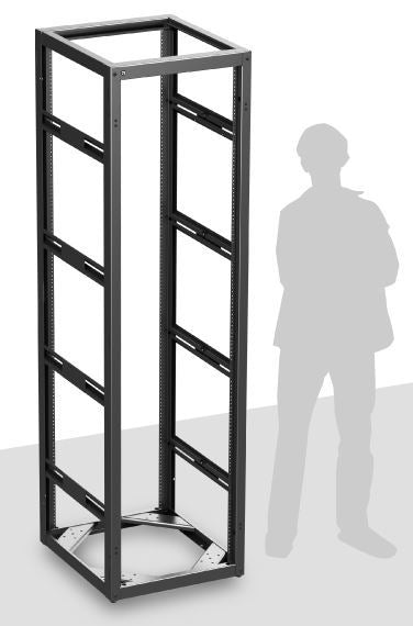 Atlas Sound 744-25 | Stand Alone or Gangable Rack 25 inch Deep, 44RU