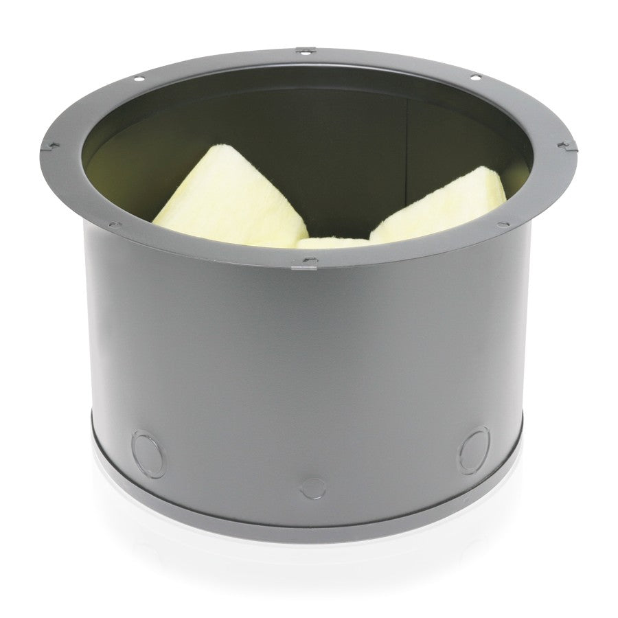 Atlas Sound 95-8-7 | 8 inch Recessed Round Enclosure 7 inch Deep with Fiberglass