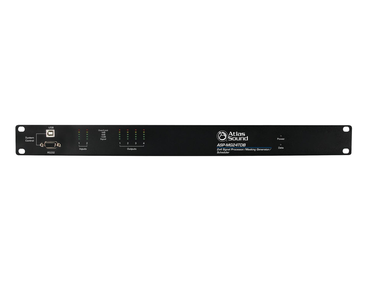 Atlas Sound ASP-MG24TDB | Sound Masking Processor / Speaker Controller with Scheduler Card