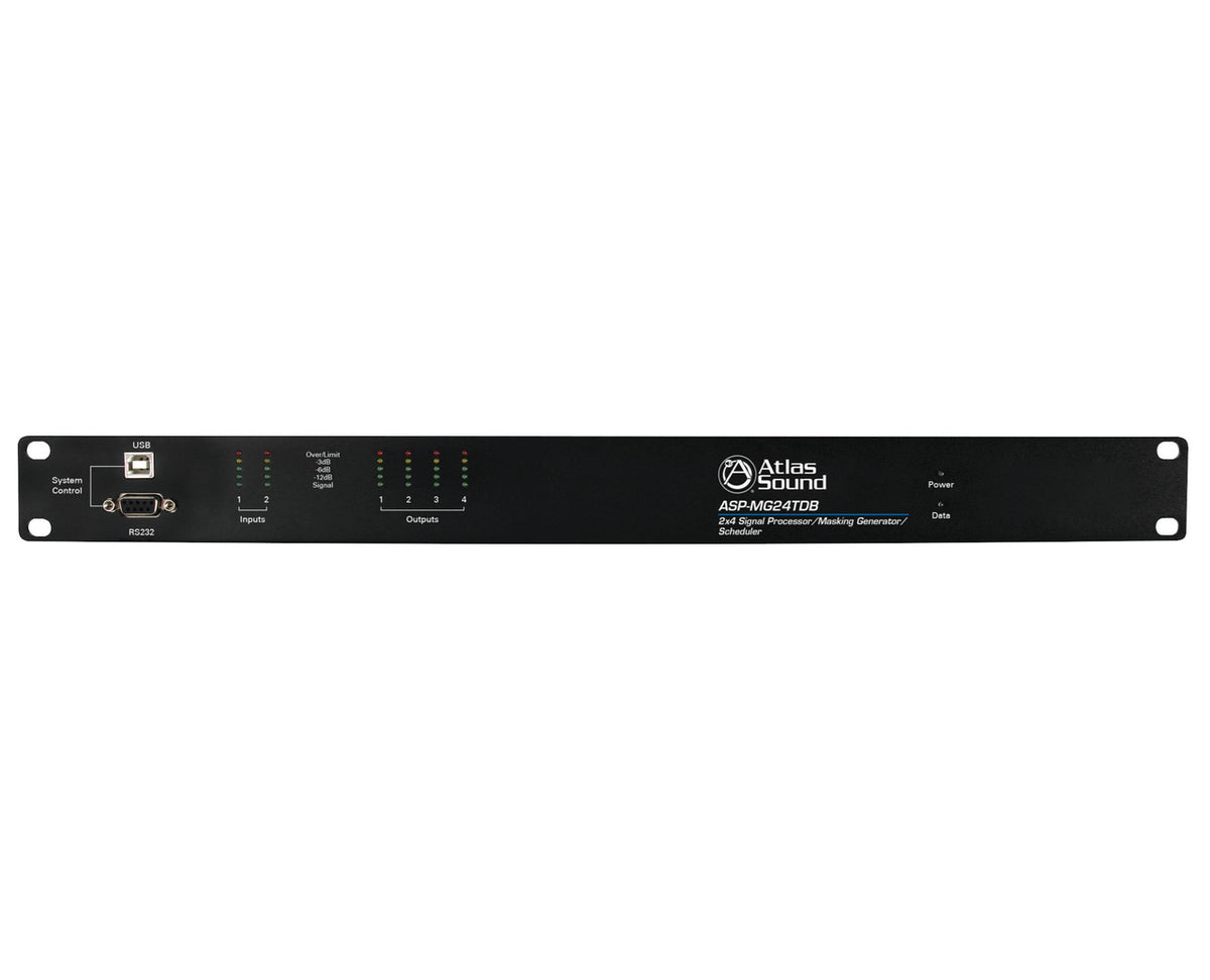 Atlas Sound ASP-MG24TDB | Sound Masking Processor / Speaker Controller with Scheduler Card