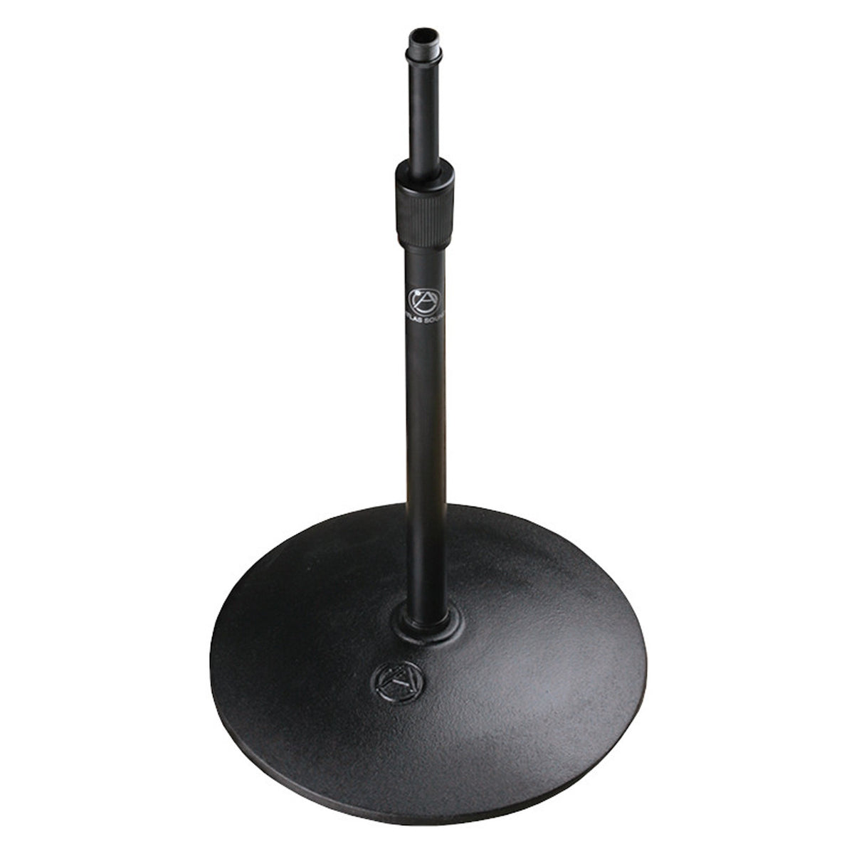 Atlas Sound DMS10E | Drum Miking Stand 15 inch-26 inch (Table to top of Threads) Height Adjustment - Ebony