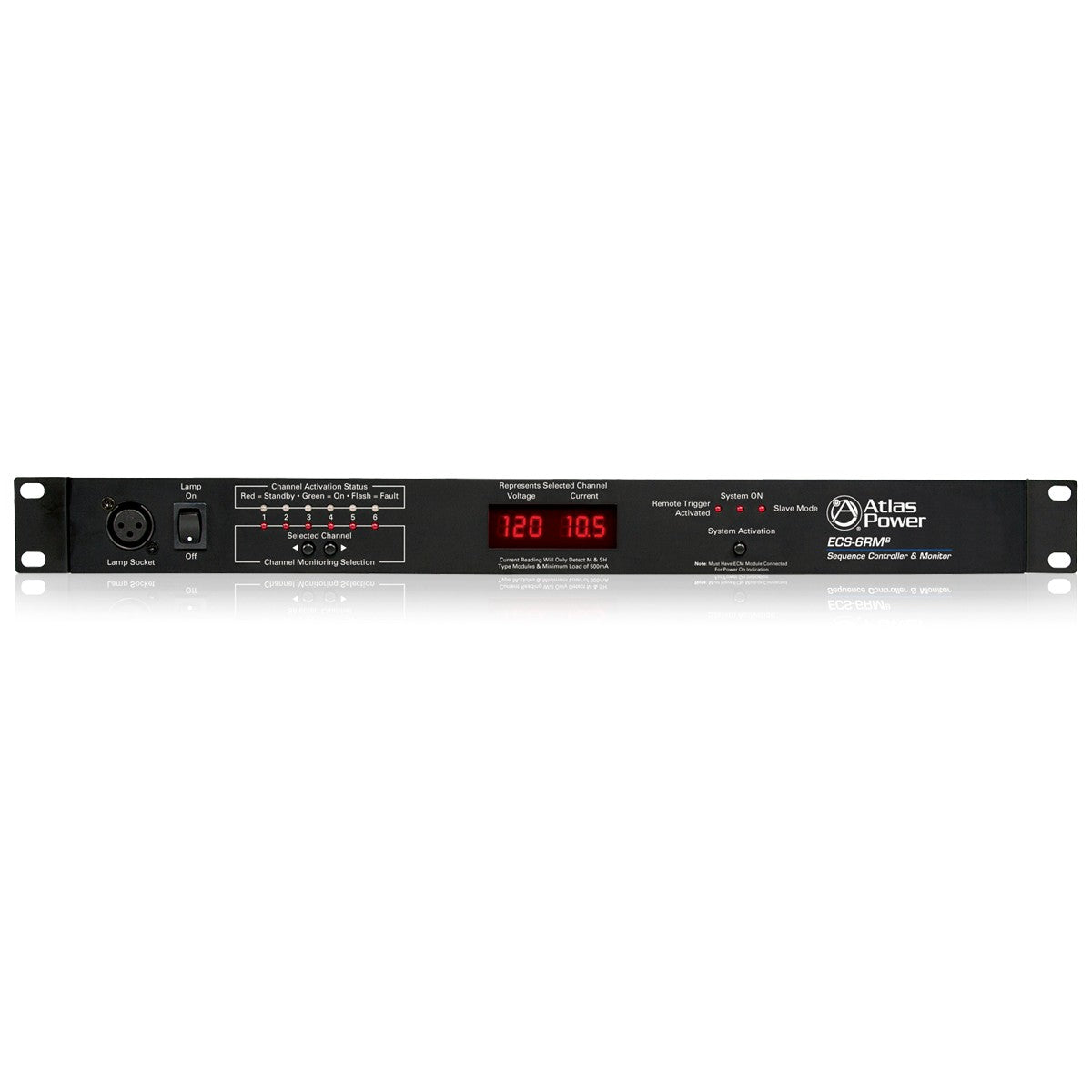 Atlas Sound ECS-6RM | AC Sequence Controller and Monitor