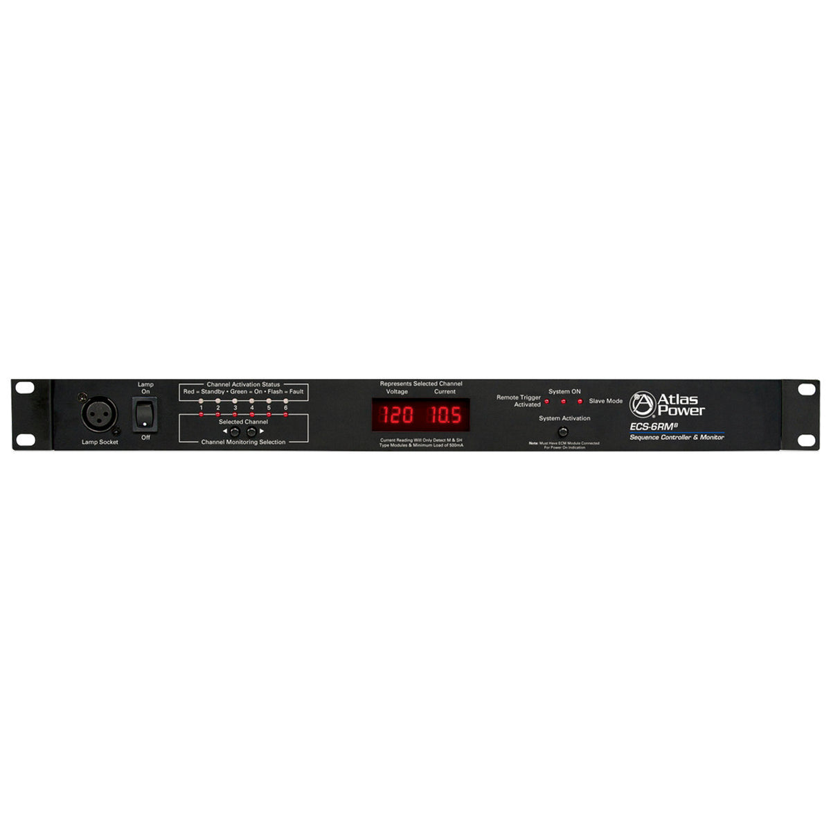 Atlas Sound ECS-6RM | AC Sequence Controller and Monitor