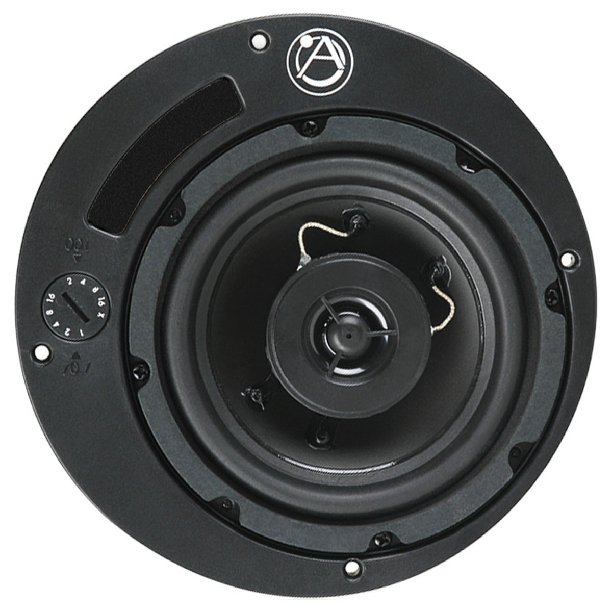 Atlas Sound FA42T-6MB | 4 Inch In-Ceiling Coaxial Speaker Motorboard Assembly with 16-Watt 70.7V/100V Transformer