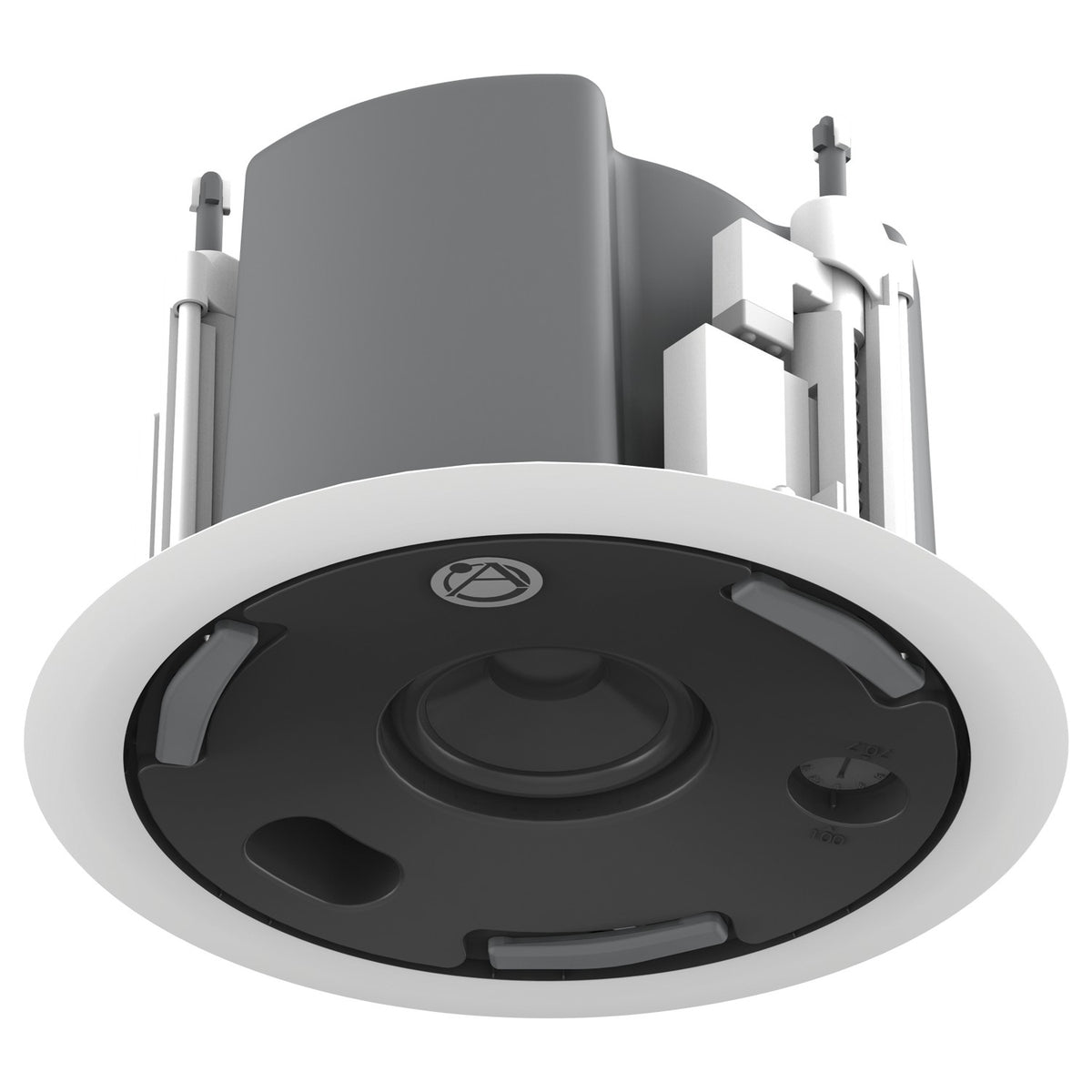 Atlas Sound FAP33T-W | 3 Inch Full Range In-Ceiling Speaker with 16-Watt 70V/100V Transformer, Ported Enclosure