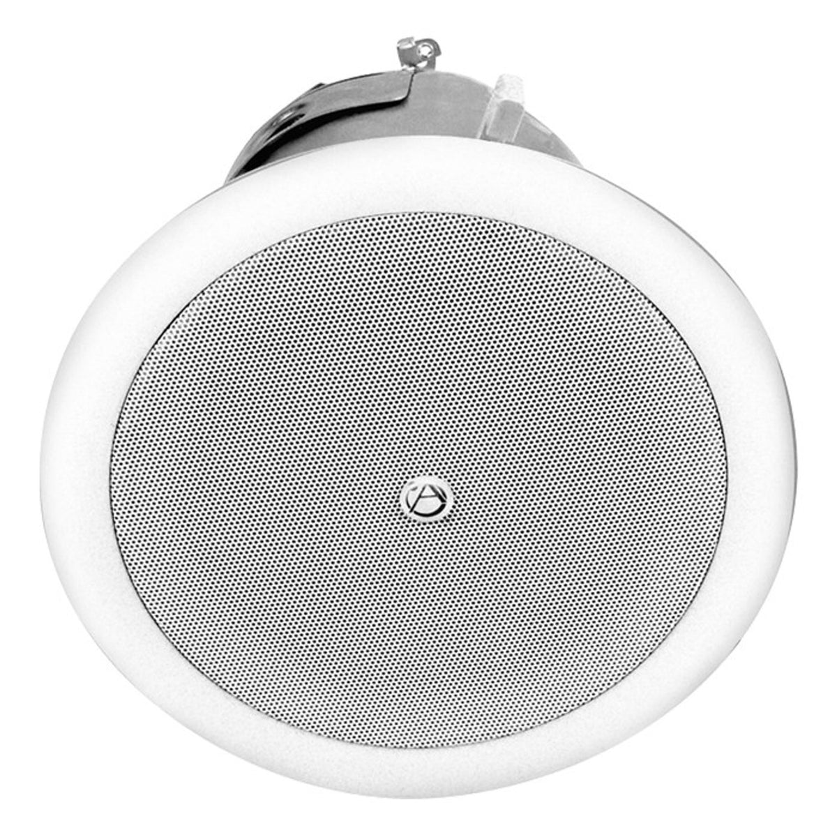Atlas Sound FAP42T | 4 Inch Coaxial In-Ceiling Speaker with 16-Watt 70/100V Transformer and Ported Enclosure