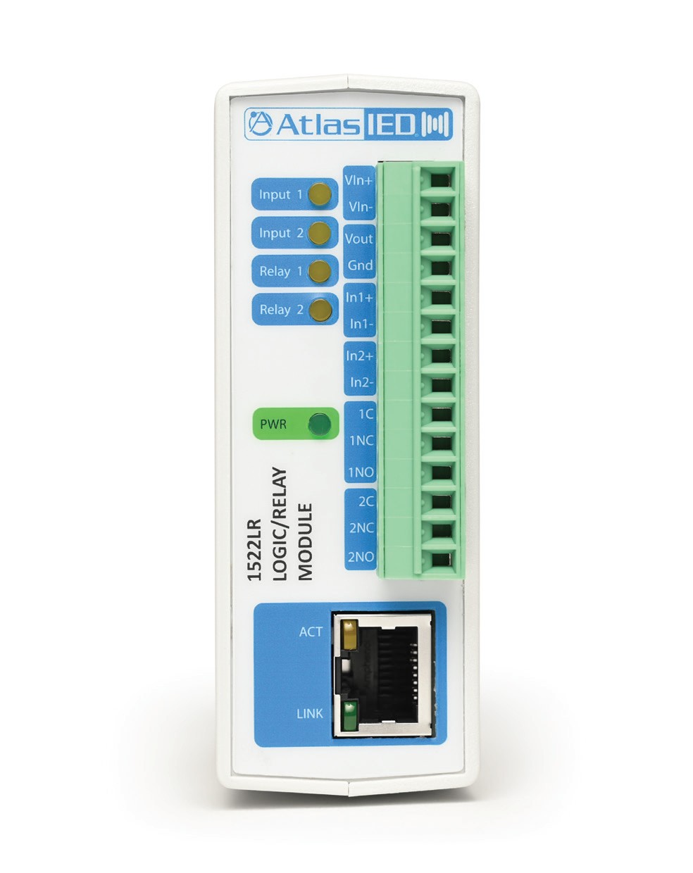 Atlas Sound IED1522LR | IED1522LR 2 Logic Input x 2 Relay Output IO Device