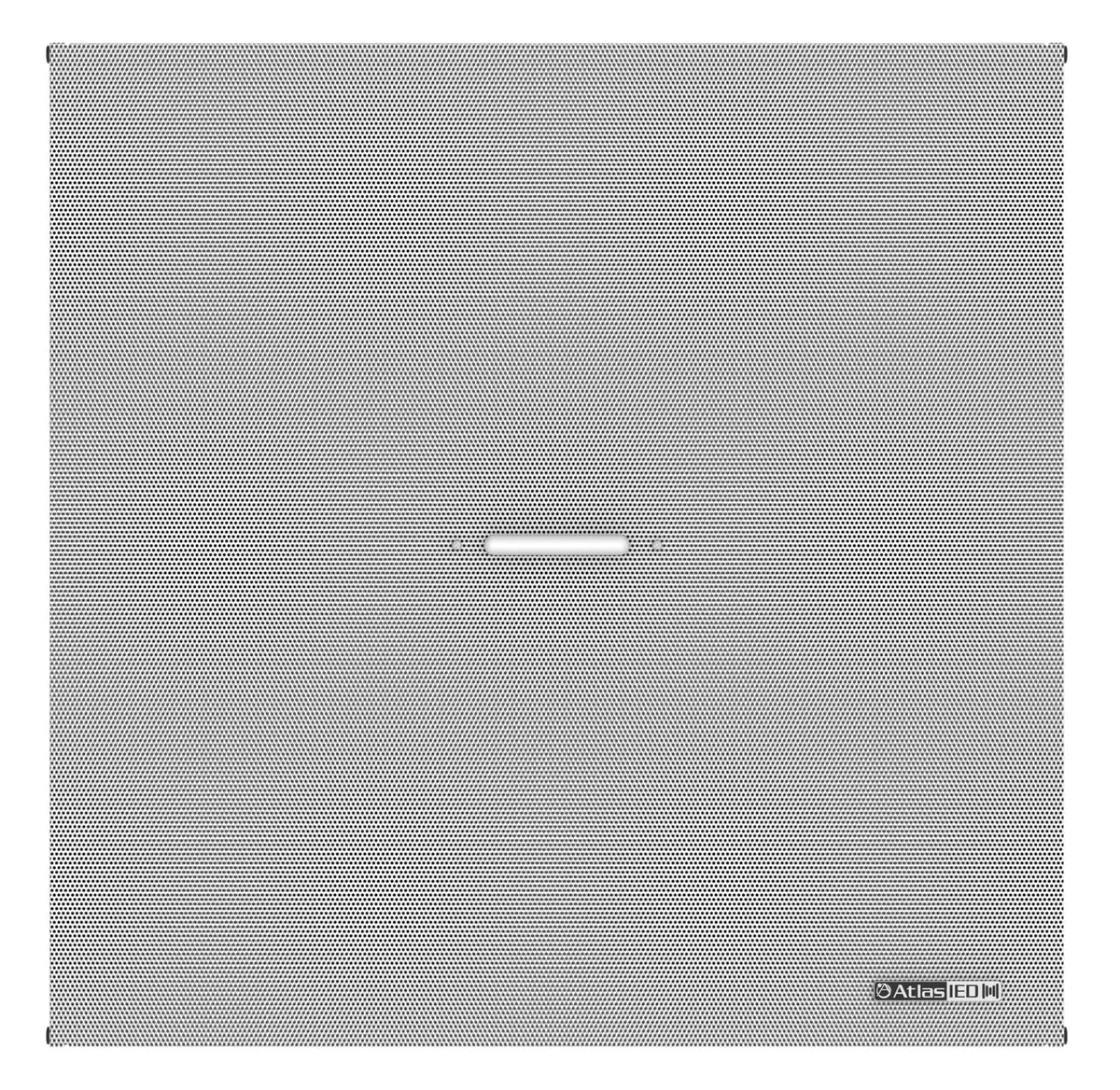 Atlas Sound IP-22SYSMF | PoE+ Indoor 2 Feet x 2 Feet Suspended Ceiling Mount IP Speaker with Talkback Microphone and LED Flasher