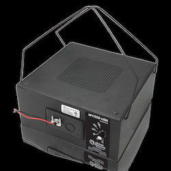 Atlas Sound M1000-USA | 8 Inch Dual Cone Sound Masking Speaker with 4-Watt 70V Transformer, Black Enclosure, and BAA Compliance