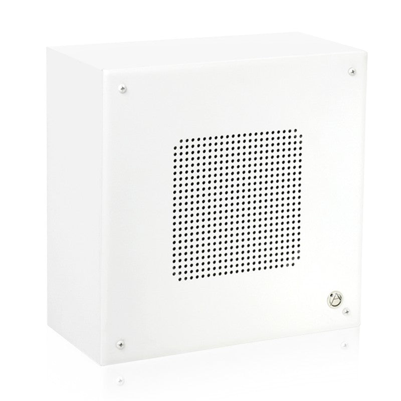 Atlas Sound SBMS | 8 Inch Open Ceiling Surface Mount Speaker with Enclosure and 4-Watt 25V/70V Transformer