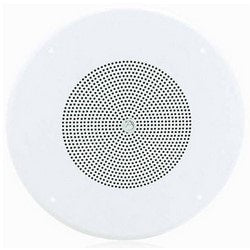 Atlas Sound SD72W | 8 Inch Dual Cone In-Ceiling Speaker with 25V/70V 5-Watt Transformer and 62-8 Baffle