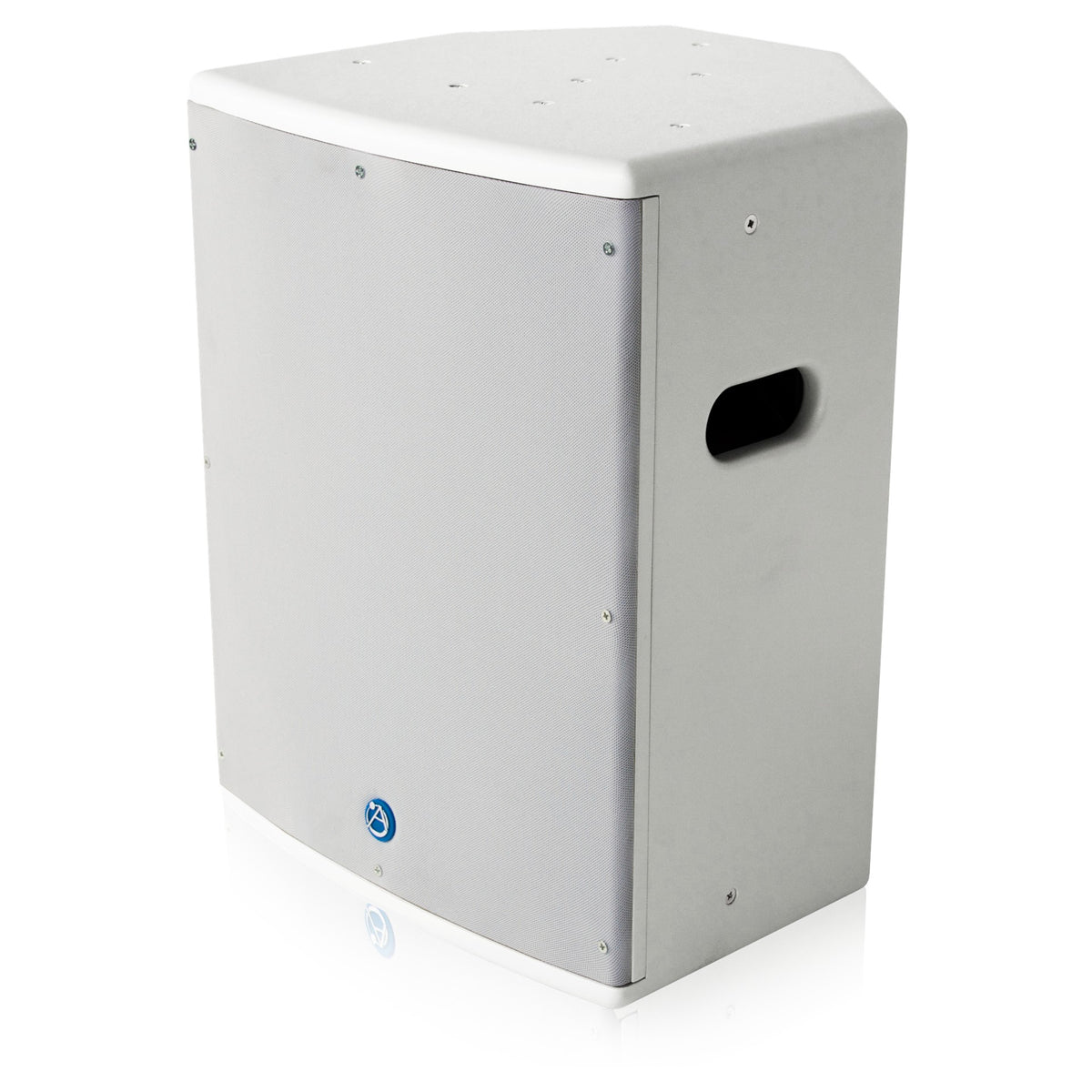 Atlas Sound SM12CXT-W | 12 Inch 2-Way Compression Driver Coaxial Surface Mount Speaker with 60-Watt 70V Transformer - White