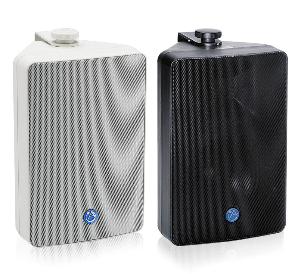 Atlas Sound SM52T-WH | 5.25 Inch 2-Way All Weather Speaker with 30-Watt 70V/100V Transformer in Black or White