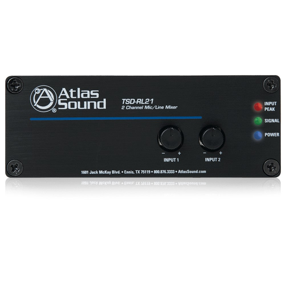 Atlas Sound TSD-RL21 | Two Channel Mixer