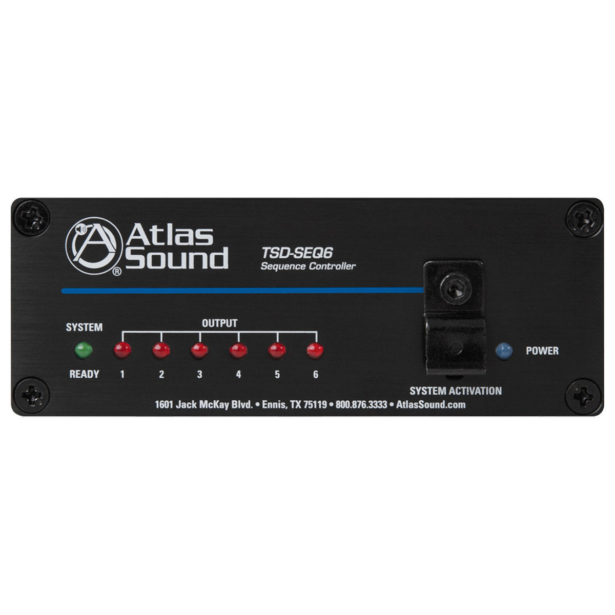 Atlas Sound TSD-SEQ6 | AC Sequence Controller