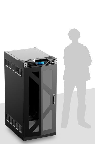 Atlas Sound TT25-30P | Texas tough 25RU 30 Inch Deep Rack with Acrylic Door