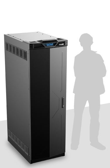 Atlas Sound TT35-35S | Texas tough 35RU 35 Inch Deep Rack with Solid Door