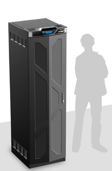 Atlas Sound TT40-25S | Texas tough 40RU 25 Inch Deep Rack with Solid Door