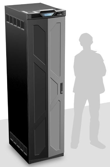 Atlas Sound TT45-30S | Texas tough 45RU 30 Inch Deep Rack with Solid Door