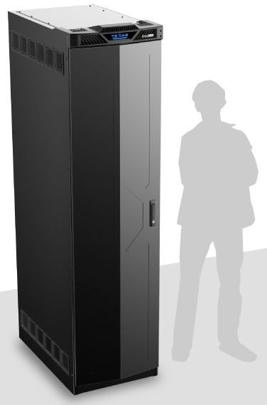 Atlas Sound TT45-35S | Texas tough 45RU 35 Inch Deep Rack with Solid Door