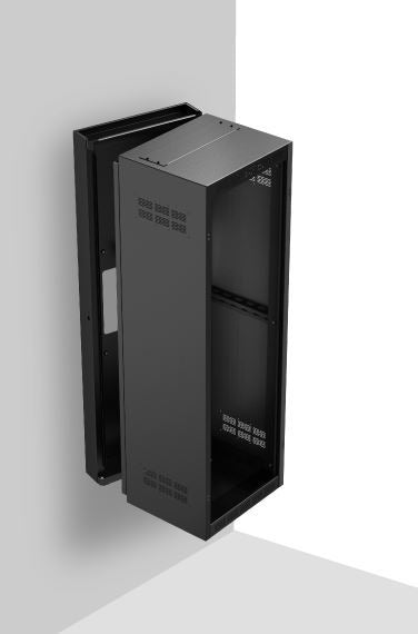 Atlas Sound WMA35-23 | 35RU High Strength Wall Cabinet with Adjustable Rails, 23.5 inch Deep