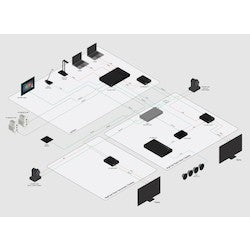 Atlona Technologies AT-ARK-TR-201-KIT | Room Kit, Pre-Configured Dual Display Training Room