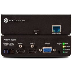 Atlona Technologies AT-HDVS-150-TX | Three-Input Switcher for HDMI and VGA with HDBaseT Output