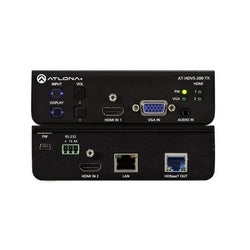 Atlona Technologies AT-HDVS-200-TX | Three-Input Switcher for HDMI and VGA with Ethernet-Enabled HDBaseT Output