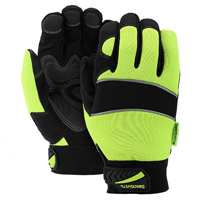 Azusa Safety 40205/MAC607 | Direct Safety Mechanics XERO Gloves Lime/Black, Large