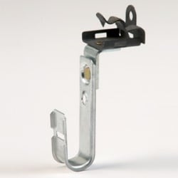 B-Line BCH12-U-2-4 | 3/4" J-Hook With Hammer-On Beam Clamp Fastener, Rotates 360 Deg; Beam Flange Thickness: 1/8" - 1/4"