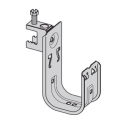 B-Line BCH32-C1 | 2" J-Hook With Screw-On Beam Clamp Fastener; Beam Flange Thickness: Up To 1/2"