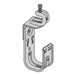 B-Line BCH32-C442A | 2" J-Hook With Screw-On Beam Clamp Fastener, Rotates 360 Deg; Beam Flange Thickness: 1/8" - 5/8"