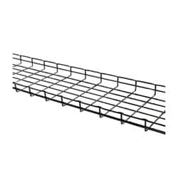 B-Line FT6X20X10 BLE | Cable Runway Wire Mesh 10’Lx20Wx6"D Straight Section Black Coat Finish
