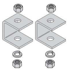 B-Line SB2116ABZ | Cable Runway Support Kit With Hardware For 1.5" H Runway, 5/8" Rod, Black Zinc