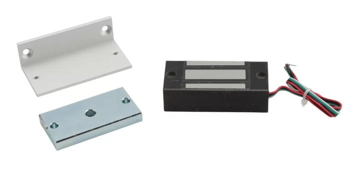 BEA Inc 10MAGLIFELOCK9 | 12/24VDC Single Mini Electric Cabinet Lock (80lb Hold Force)