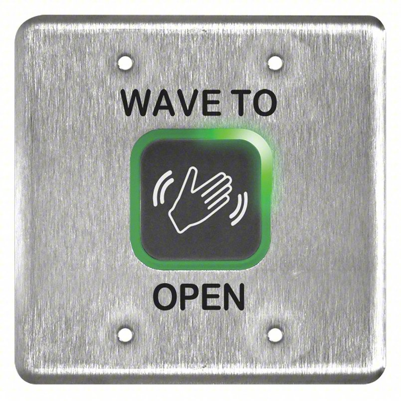 BEA Inc 10MS41-D | Touchless Actuator, 12 to 24 VDC, 0.98 in. Height, 1.68 in. Width, 4-1/2 in. Length, Stainless Steel