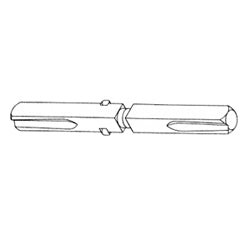 Baldwin 0520.004.A | Door Spindle, Transitional Swivel, 3.5" Length
