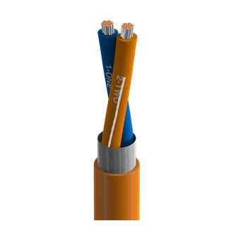 Belden 2127A 0035000 | 2 (1 Pair) Conductor Multi-Conductor Cable Orange 16 AWG Foil 5000" (1524.0M)