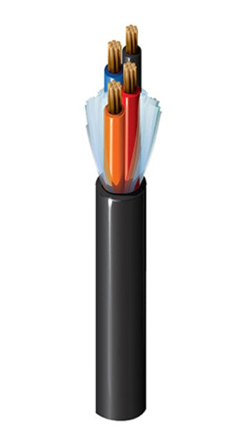 Belden 28119A | Conductor Insulated E2 Black PVC Jacket 600V Cable