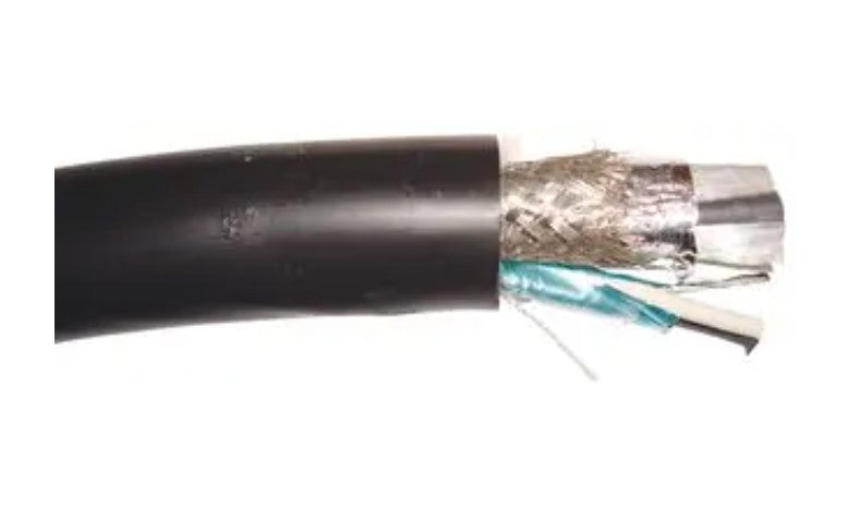 Belden 29512 010100 | Multiconductor Cable, Composite VFD, Shielded, 5 Conductor, 16 AWG, 100 ft, 30.48 m