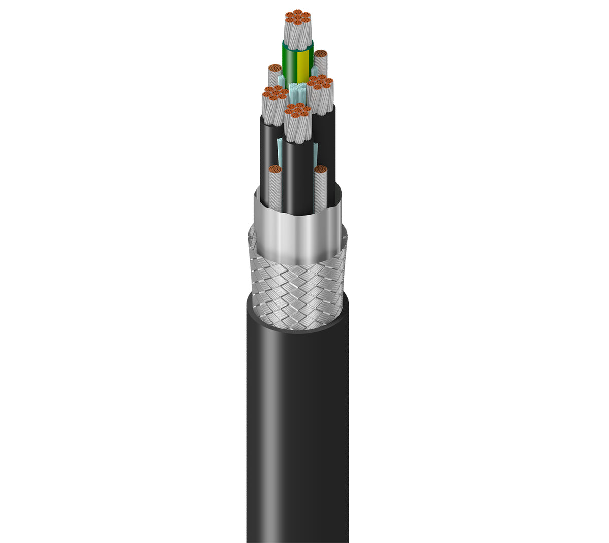 Belden 29540 0101000 | Dry/Wet 2000V Flexible Motor Supply Cable