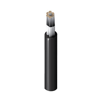 Belden 33310 | Lead Wire, #10 Stranded TC, Silicone Insulation, AWM 3212, Black/Blue