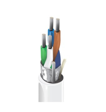 Belden 4641FDW.00305 | OSDP RS-485, 2 Pair 24AWG (7x32) Tinned Copper, PO Insulation, Overall Beld Foil+Tinned Copper Drain Wire