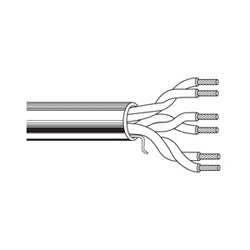 Belden 5102UE 0081000 | Multi-Conductor Cable, 4C 14 AWG, PP Insulation, FRPVC Jacket, Gray
