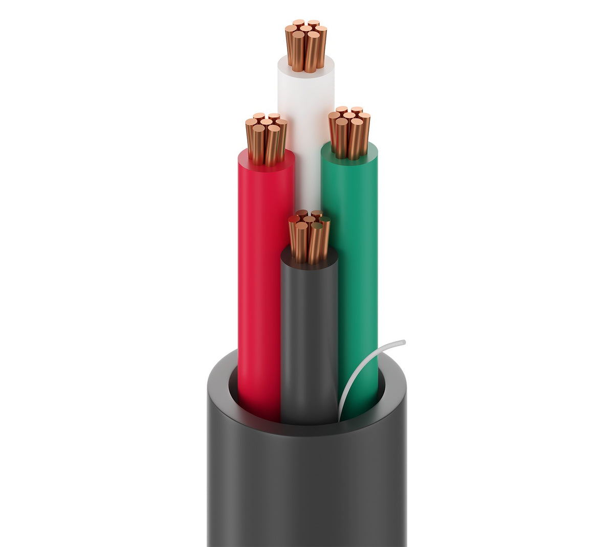 Belden 5302UE 0081000 | Multi-Conductor - Commercial Applications 4 18 Awg Pp Frpvc Gray