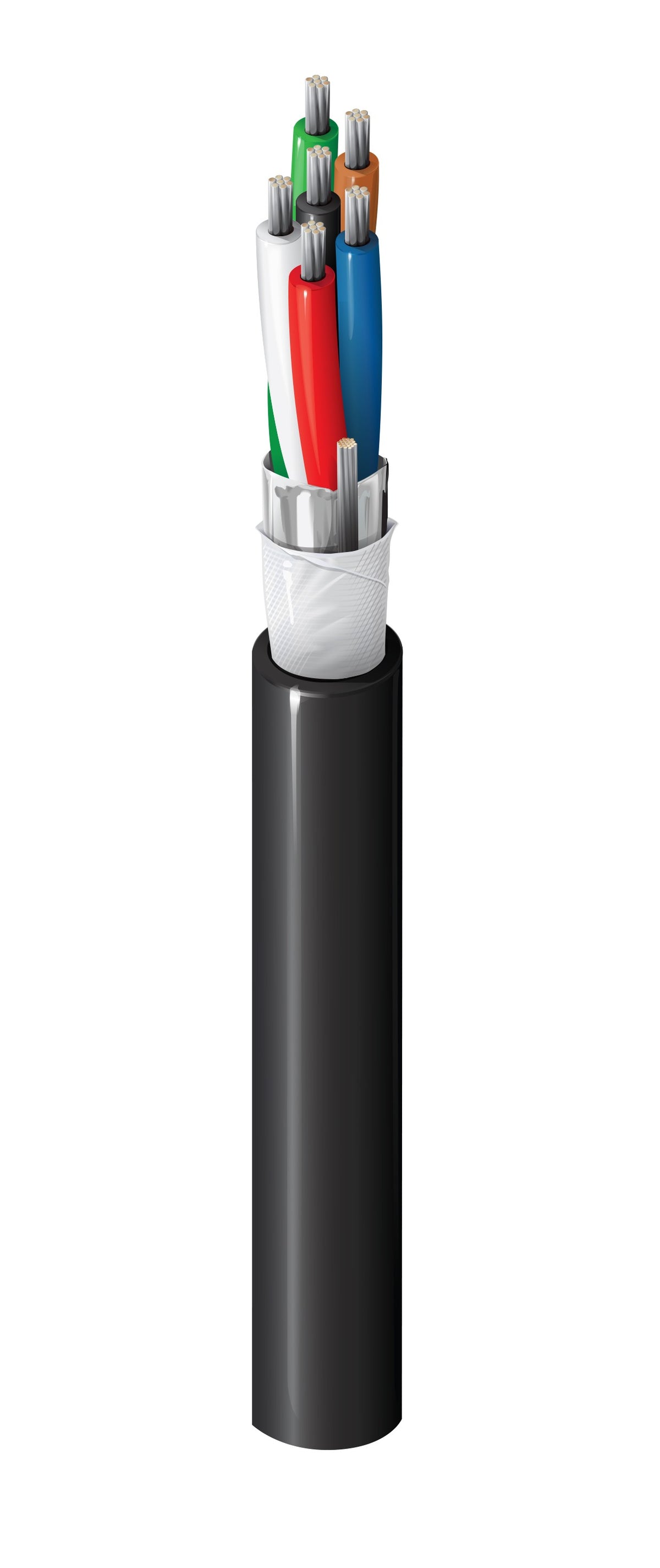 Belden 5304F1 0101000 | Security and Sound, #18-6c, TC, Shielded, CMG-FPL-PLTC, Water-Blocked
