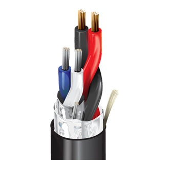 Belden 5381M1 | 1PR 22 AWG Shielded Data + 18/2 Power OSDP Indoor/Outdoor CM