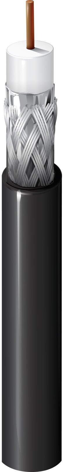 Belden 5399B5 010U1000 | Coaxial Cable. 18 Awg Solid Bare Copper Conductor, Gas-Injected Foam Polyethylene Insulation